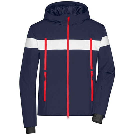 navy - white - light red