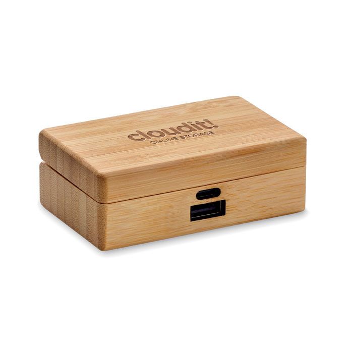 TWS 5.3 wireless Ohrhörer-Set OREBAM - holz-600