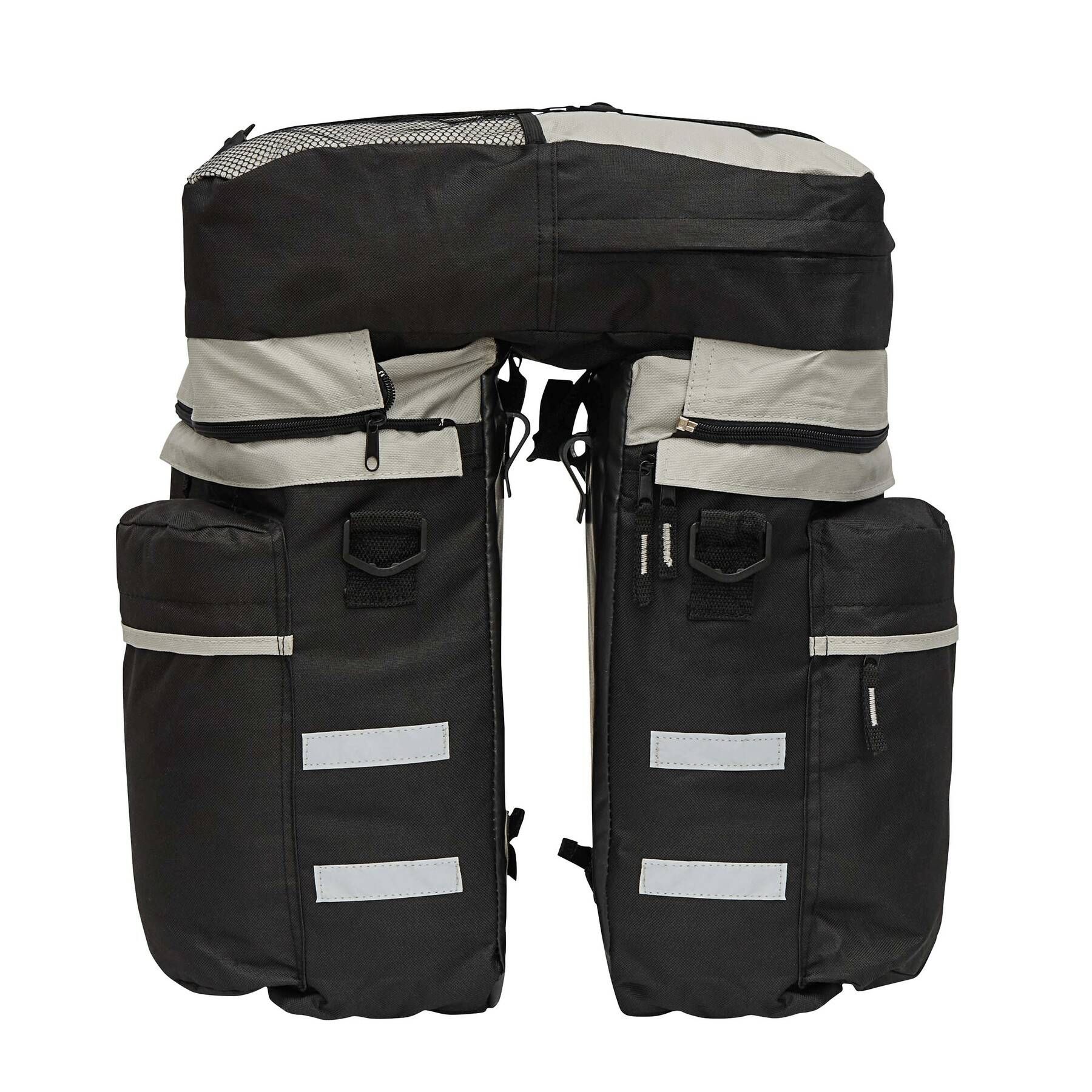 Fahrrad-Packtaschenset BIKE 3-teilig - grau - schwarz-119