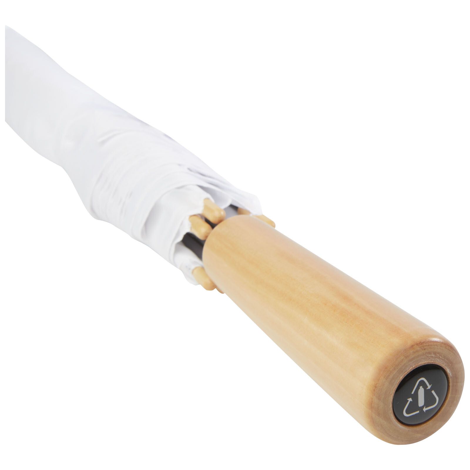 Romee 30'' windbeständiger Golfschirm aus recyceltem PET - weiss-101