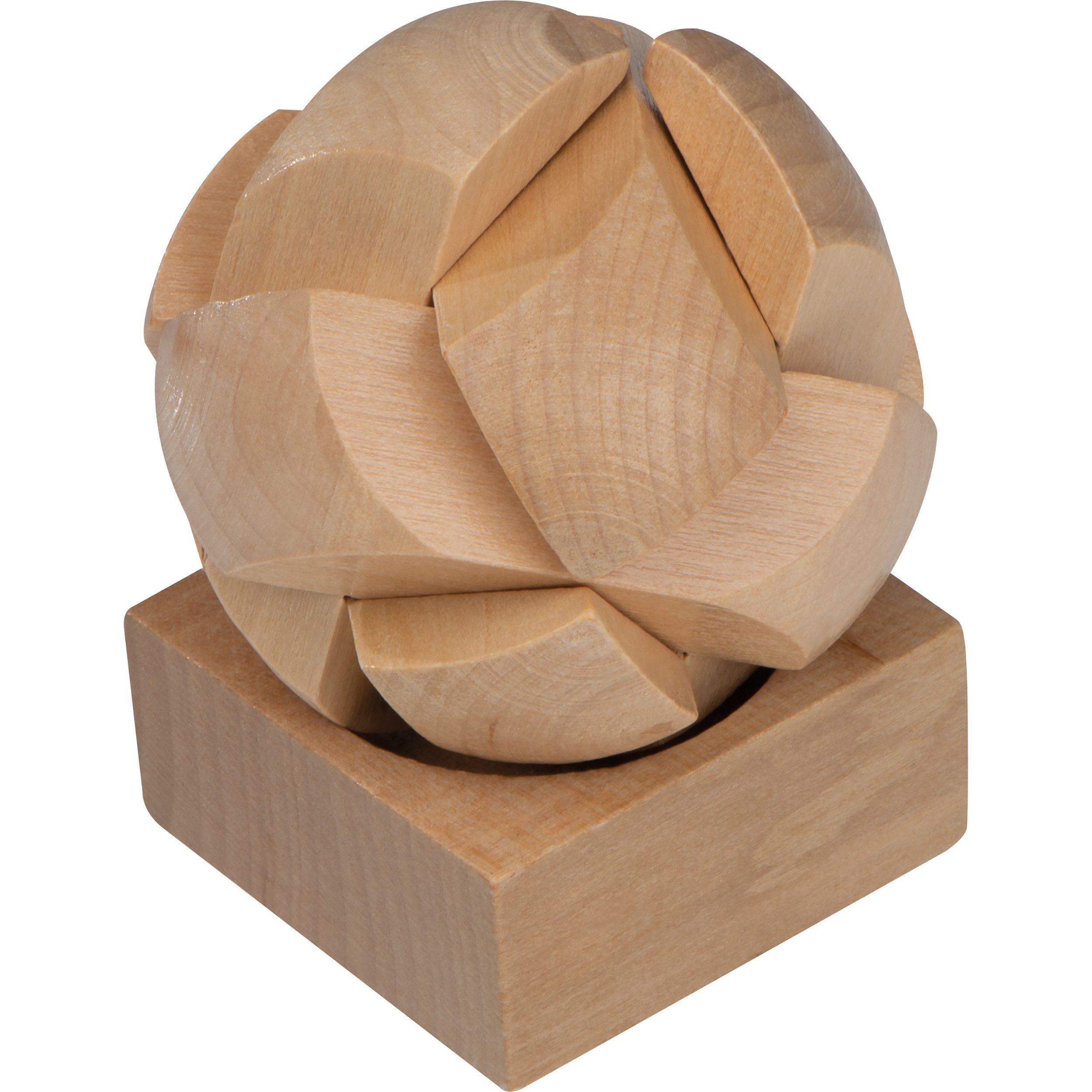 Geduldspiel aus Holz - beige-529