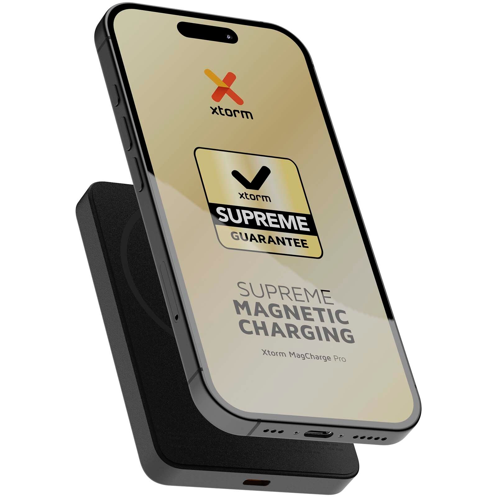 Xtorm Go2 15 W, 5000 mAh kabellose Powerbank - schwarz-764