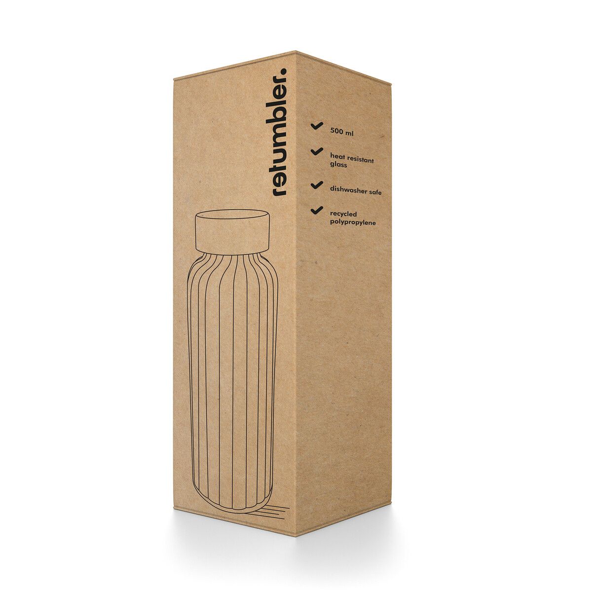 Trinkflasche DALLAS 500 - transparent-169