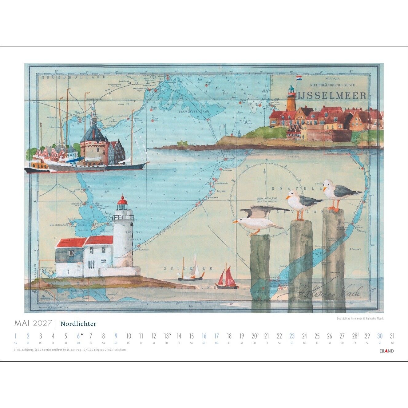 Nordlichter - See(h)karten - Kunst & Kultur Kalender-613