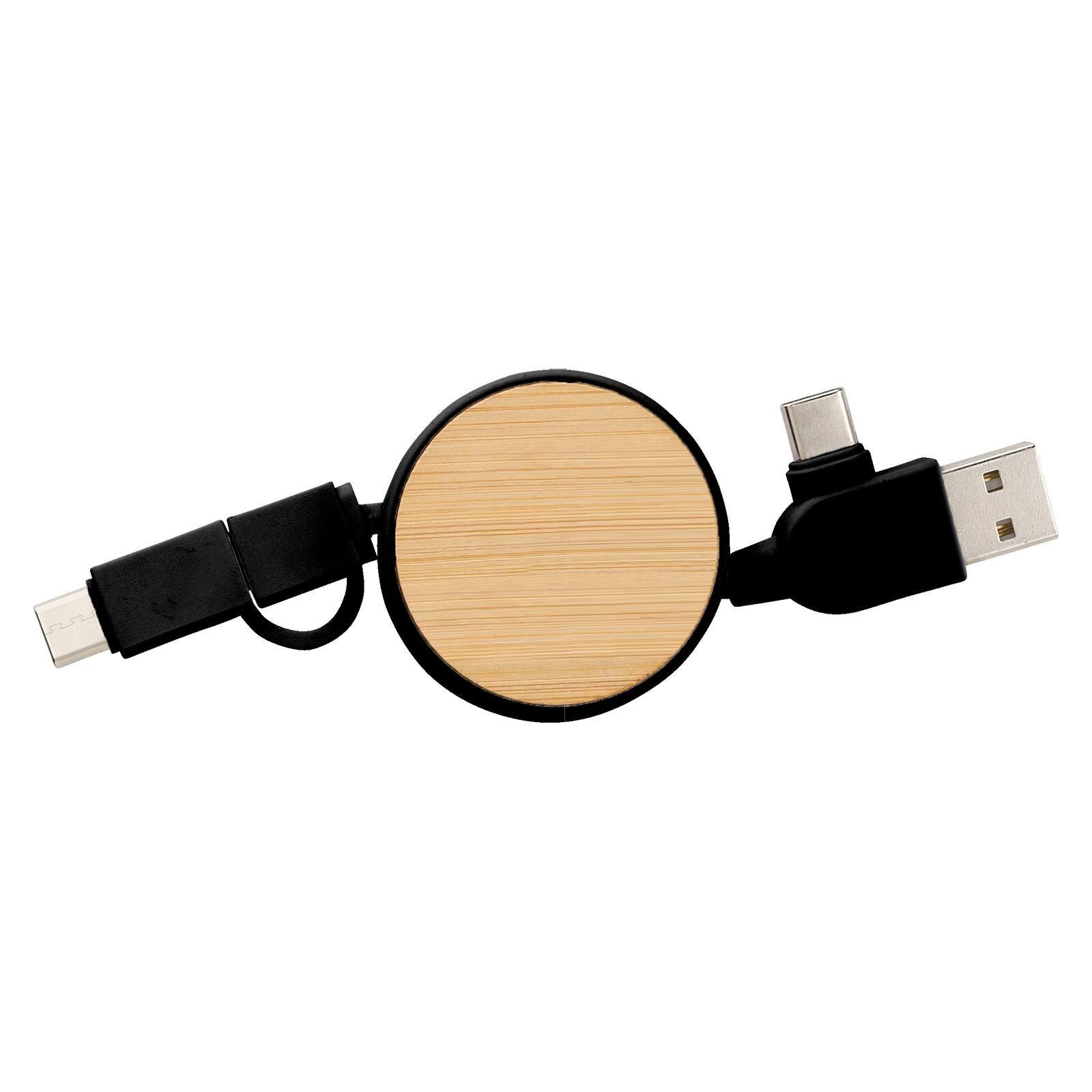 Verlängerbares ABS-Ladekabel Jared - schwarz-157