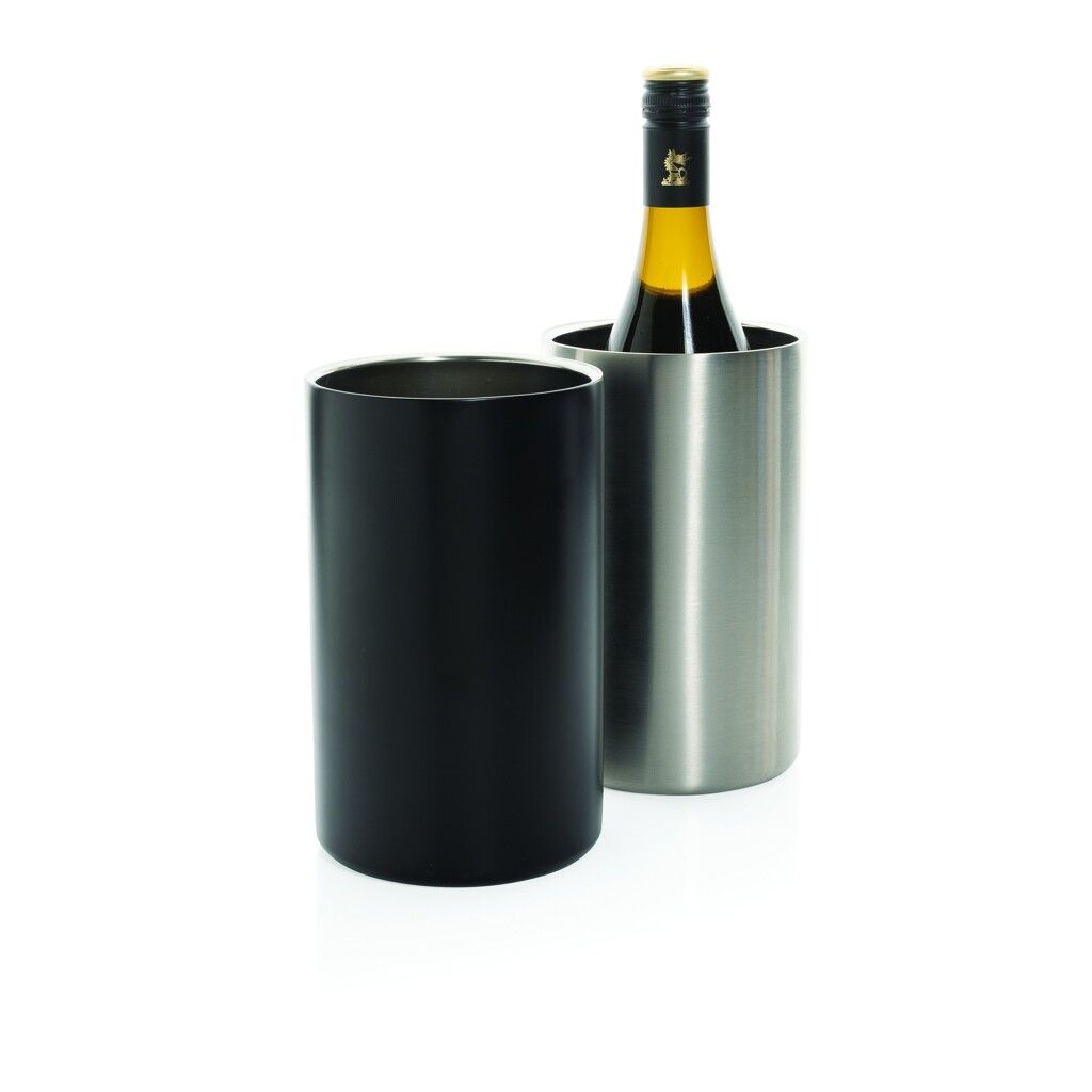 Vino Weinkühler aus RCS-zertifiziert recyc. Stainless-Steel - schwarz-766