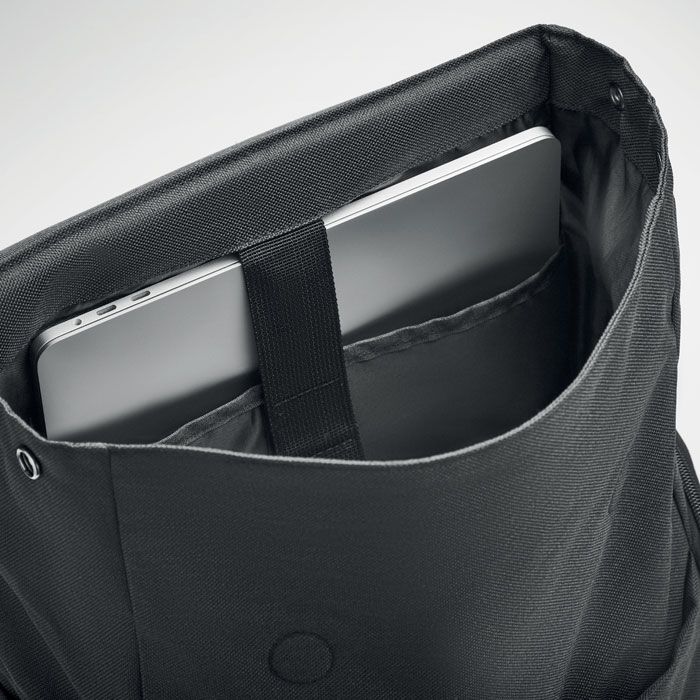 Laptop-Rucksack 600D RPET DAEGU LAP - schwarz-647