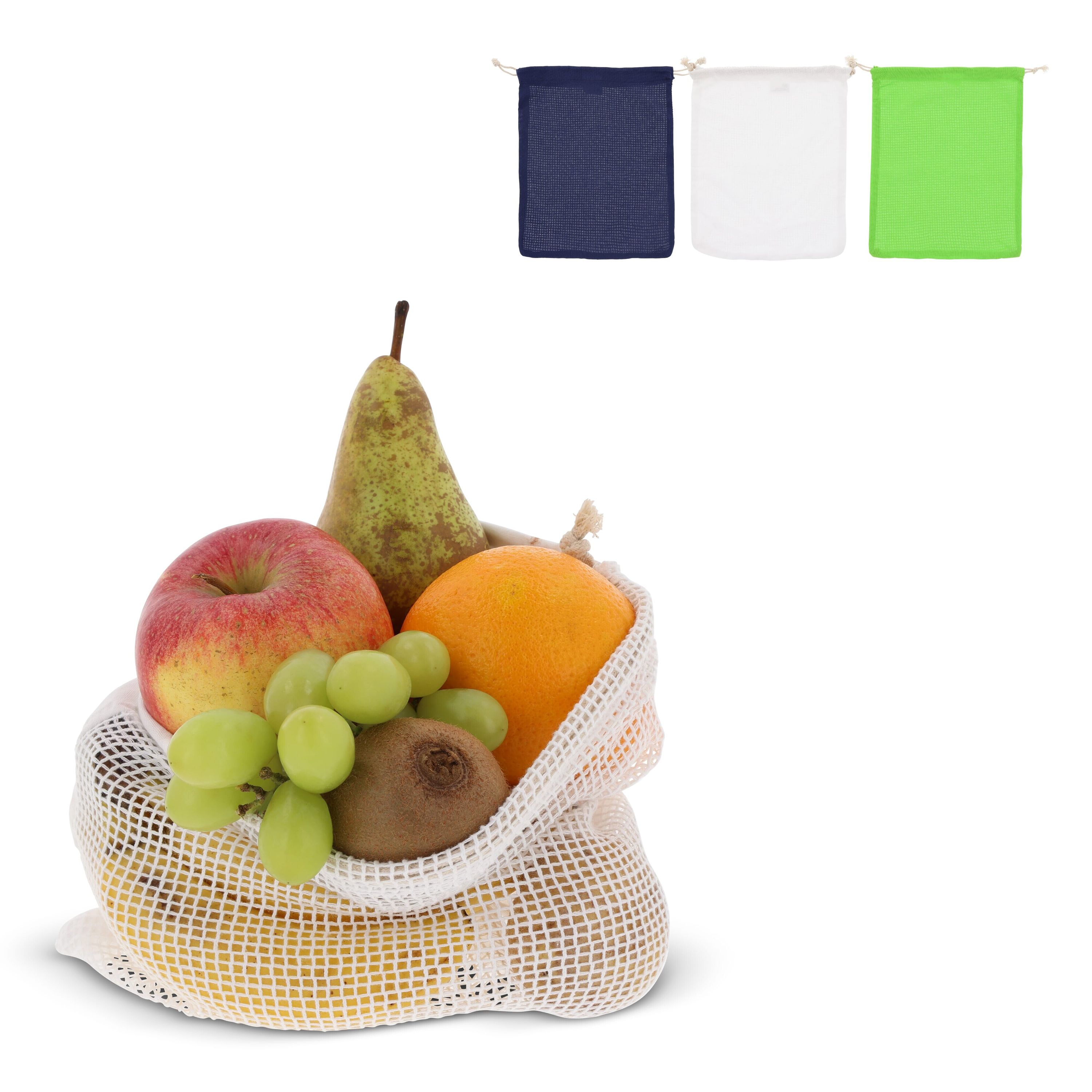 Wiederverwendbare Lebensmitteltasche OEKO-TEX® Baumwolle 25x30cm - hellgrün-379