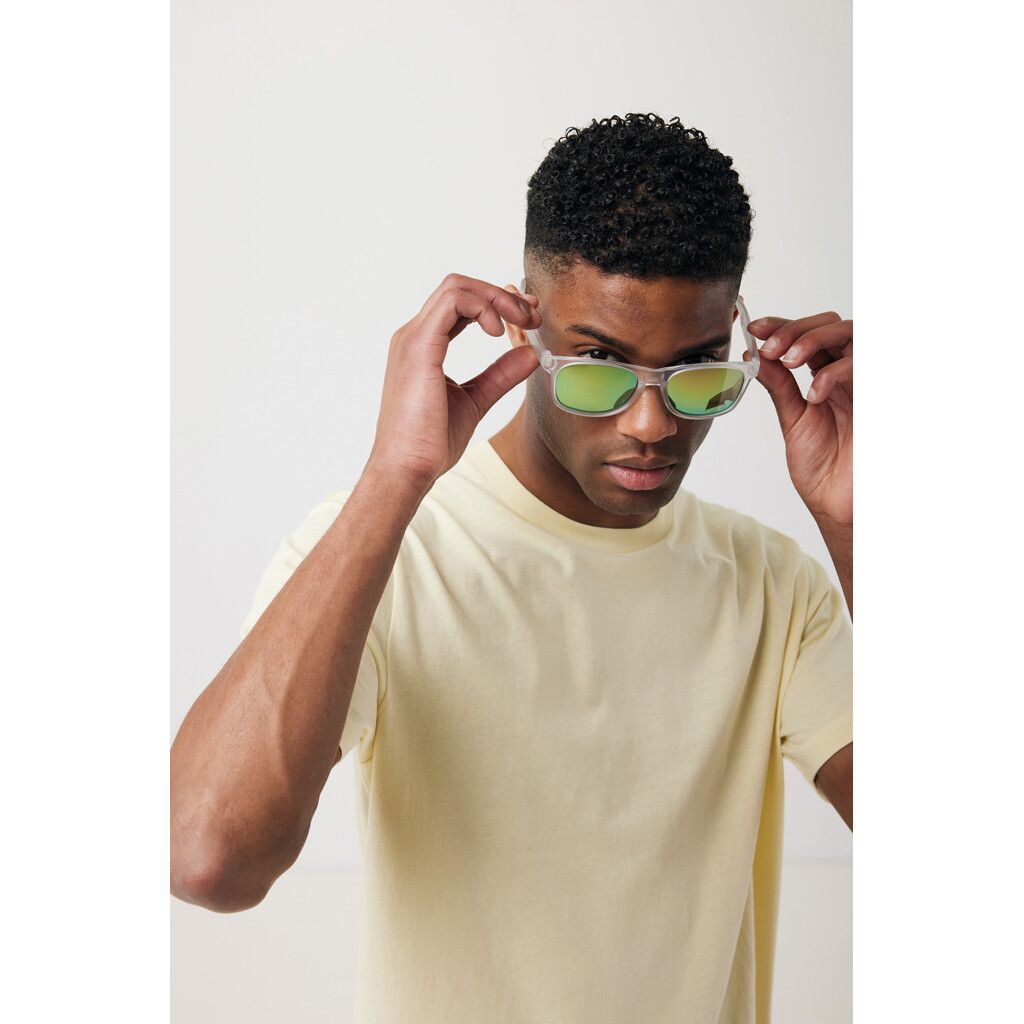 Gleam Sonnenbrille aus RCS rec. PC mit verspiegelten Gläsern - weiß-63