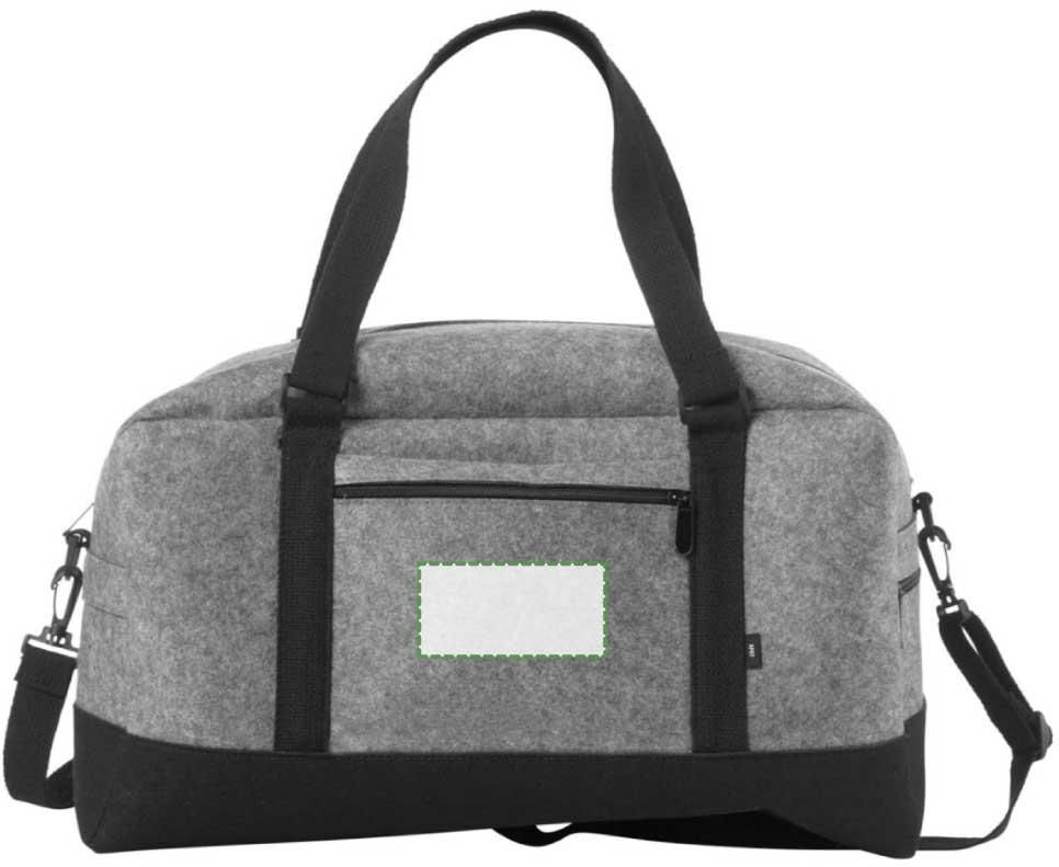 Veredelungsposition Tasche auf der Vorderseite