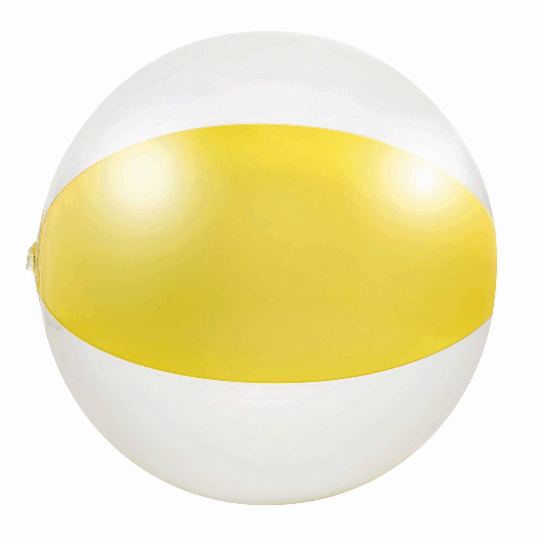 Aufblasbarer Strandball ATLANTIC SHINY - gelb - weiß-254