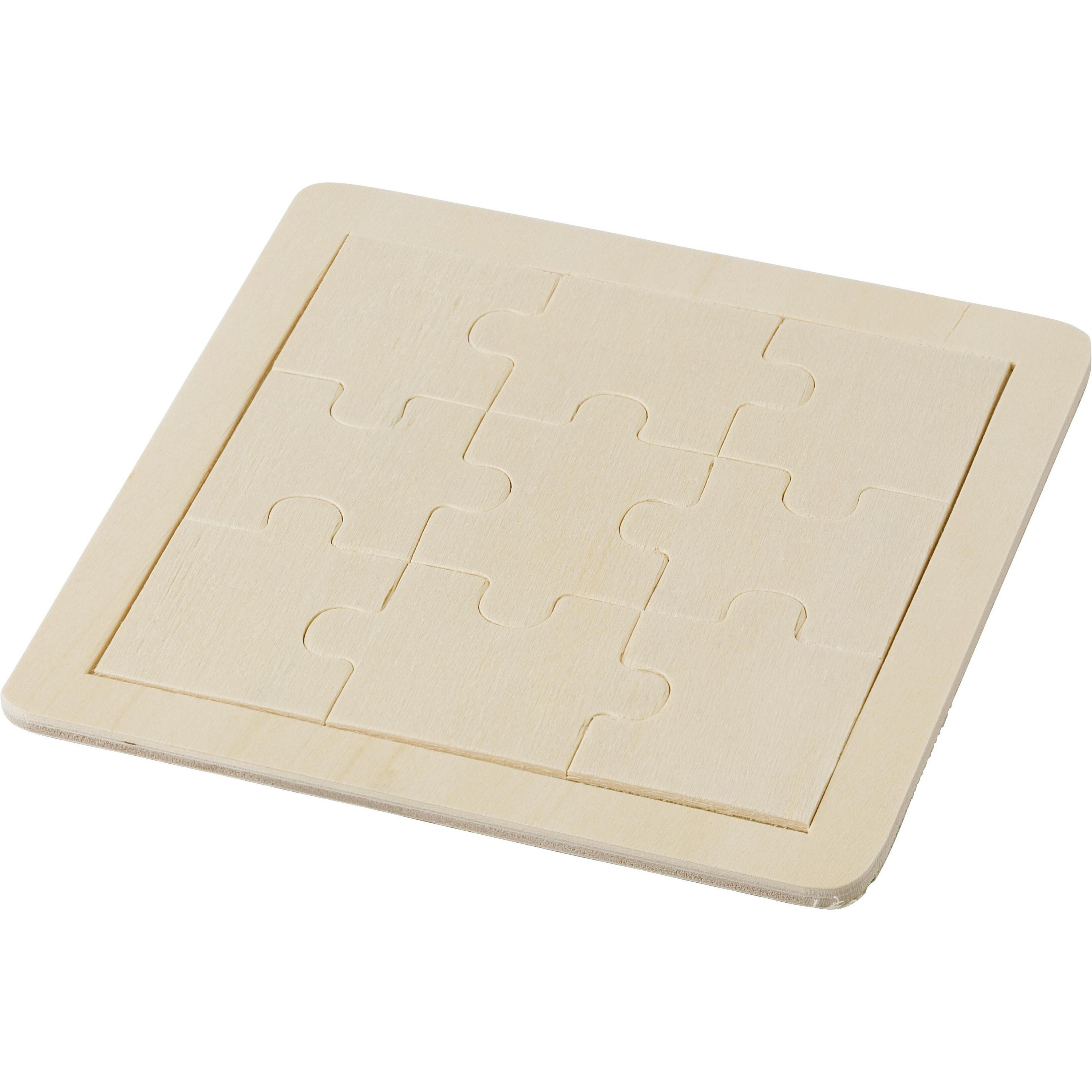 Neunteiliges Puzzle aus Holz Alvaro - wood-798