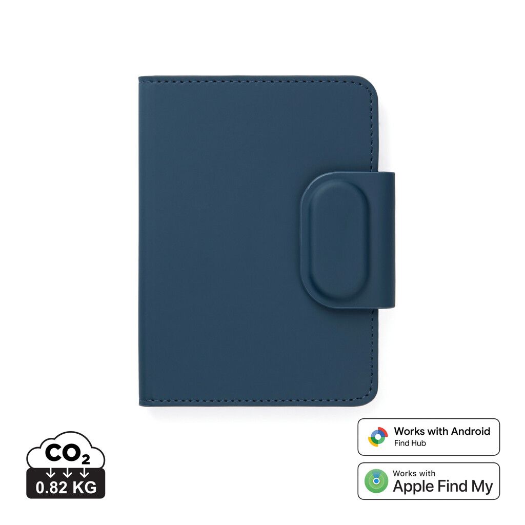 VINGA Baltimore RCS Passport Cover mit Dual-Finder - navy blau-491