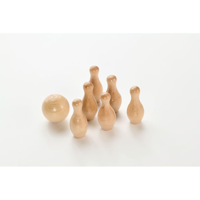 Mini-Bowling-Set Kiefernholz BOLITO - holz-458