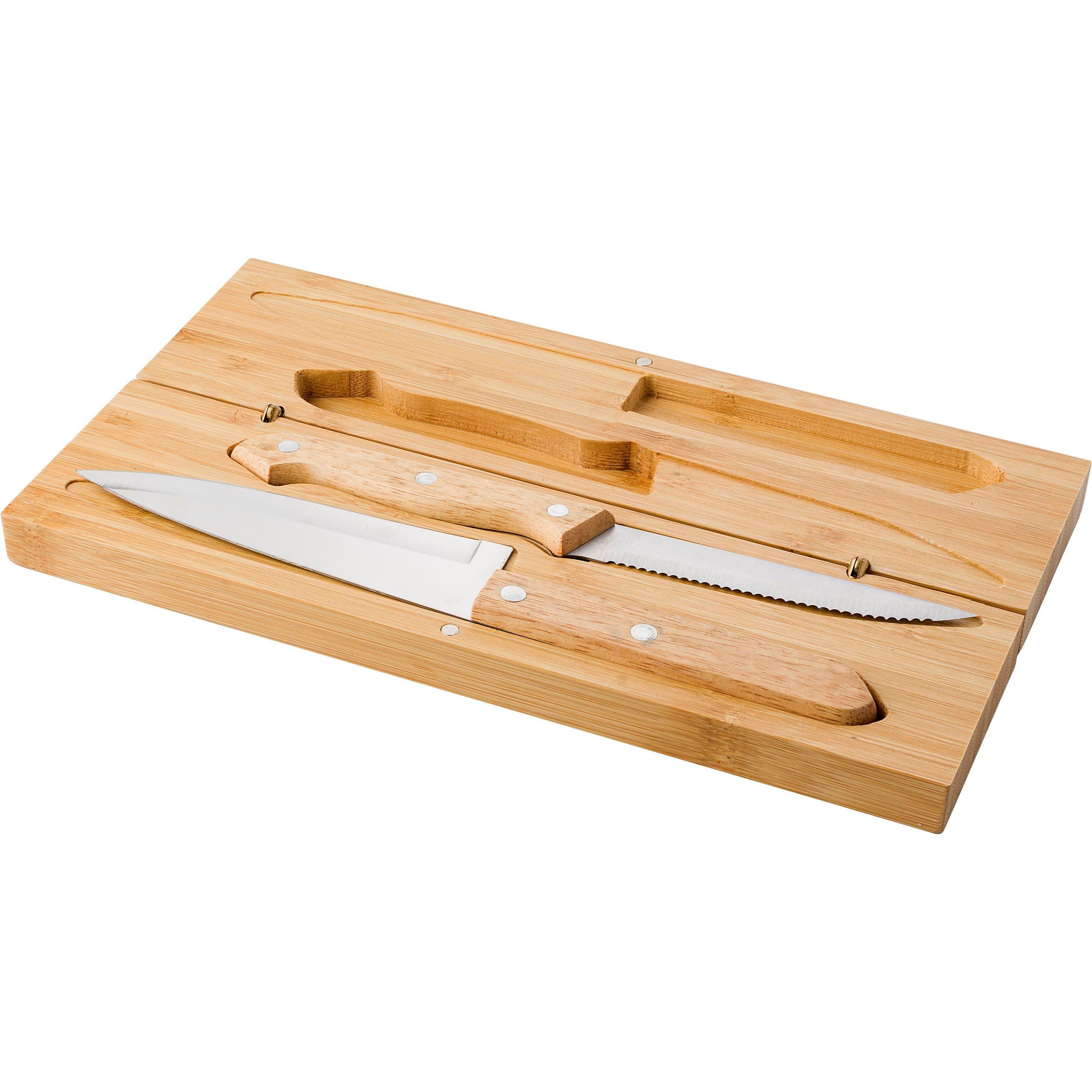 Bambus-Messer-Set Tony - braun-643