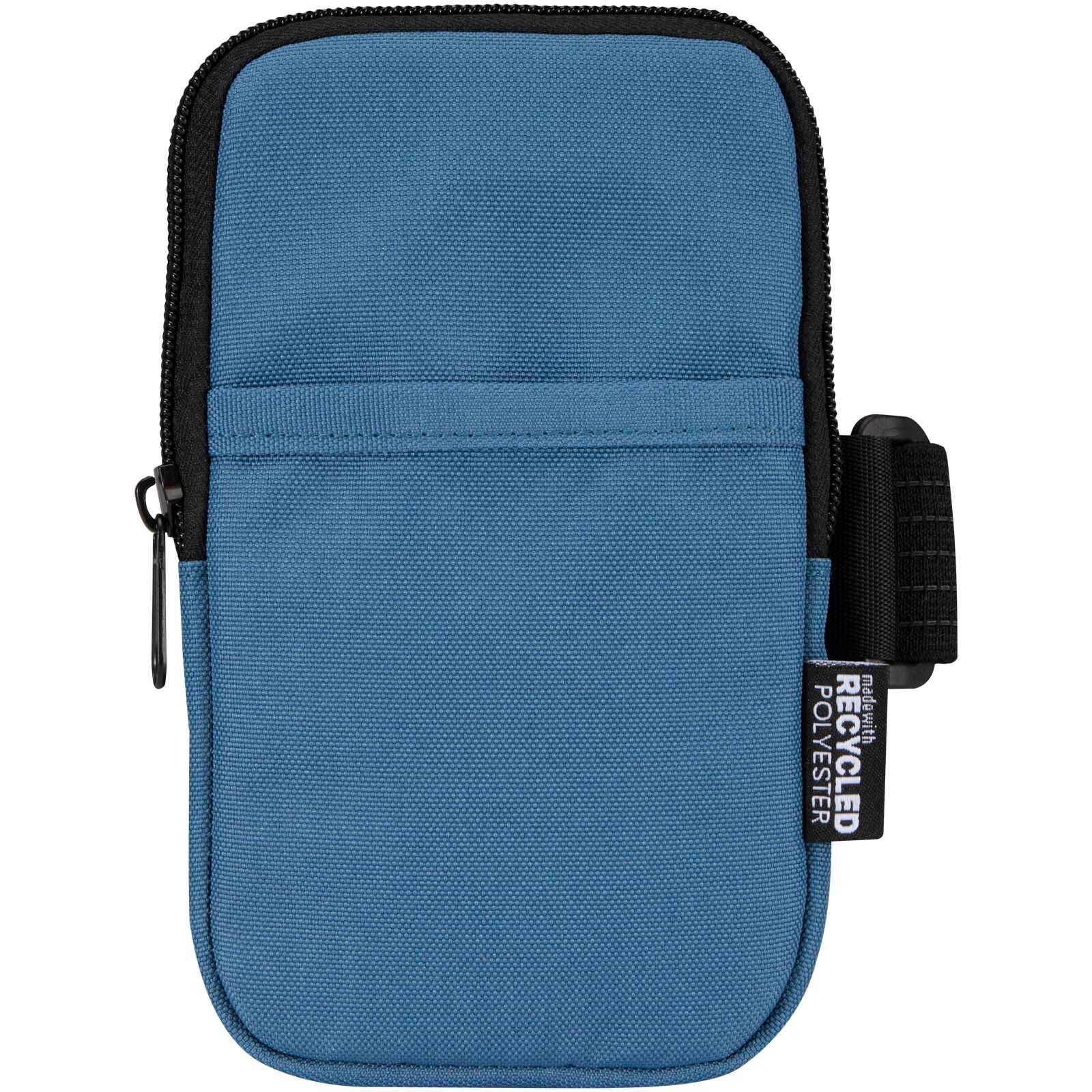 Byron Flaschentasche aus GRS Recyclingmaterial  - hale blau-869