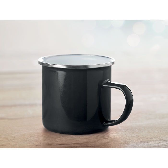 Vintage Kaffeebecher 350 ml PLATEADO - schwarz-9