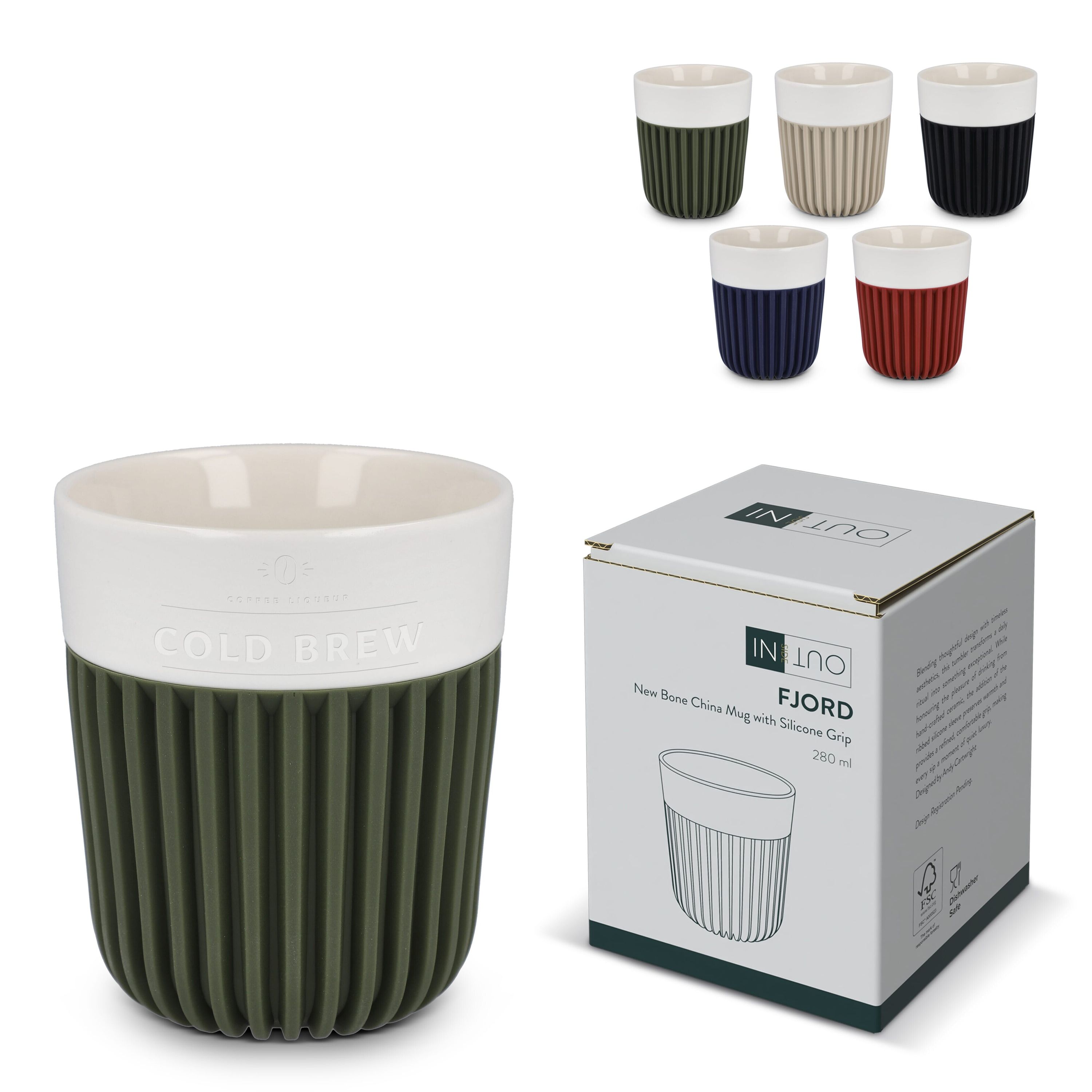 InSideOut Premium Becher Fjord 280 ml - dried green-797