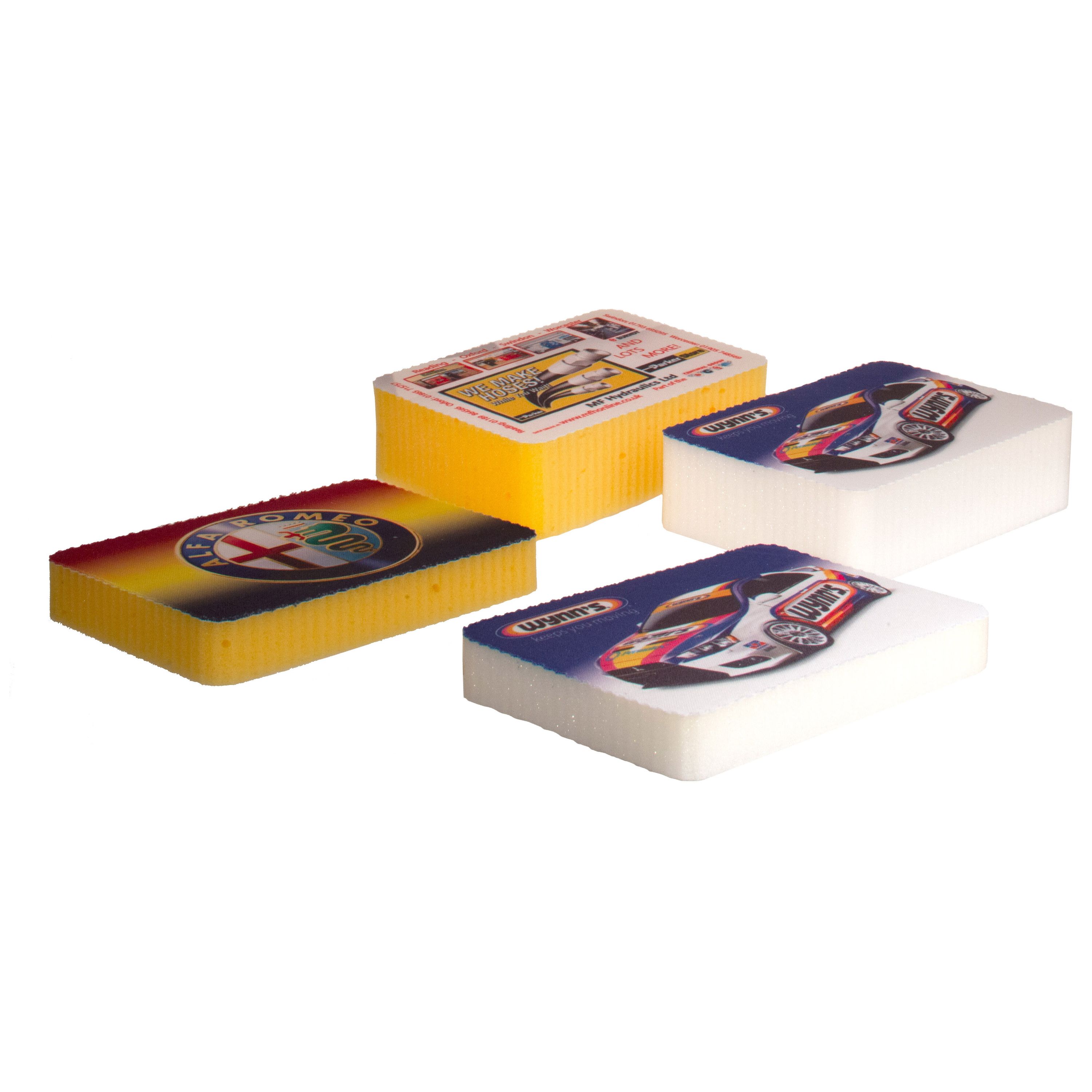 Werbeschwamm Rectangular - gelb-953