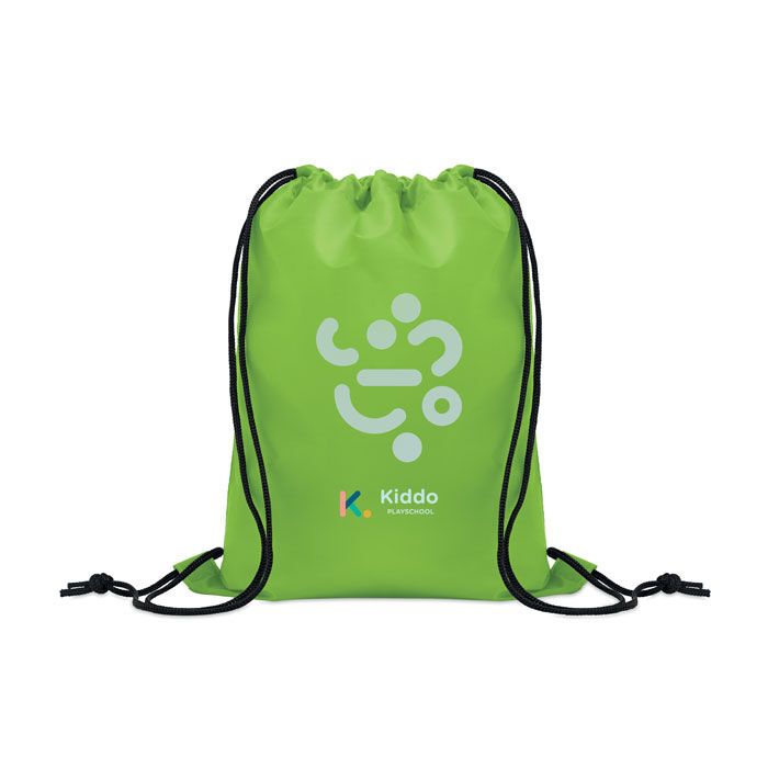 Beutel für Kinder 190T RPET SHOOP KIDS - limette-749