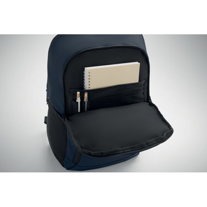 15" Laptop-Rucksack PU KOROVIN - marineblau-469