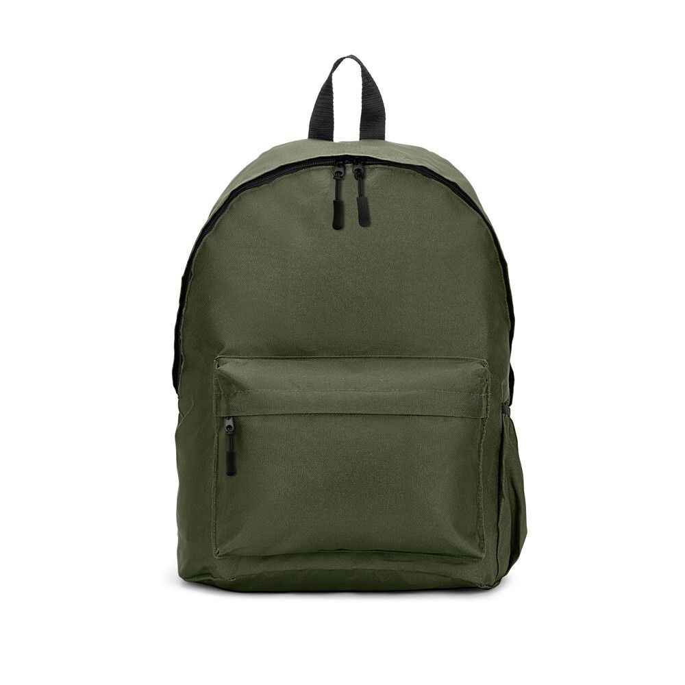 ROSARIO Klassischer Rucksack mit zeitlosem Design aus recyceltem 600D Polyester - dunkelgrün-955