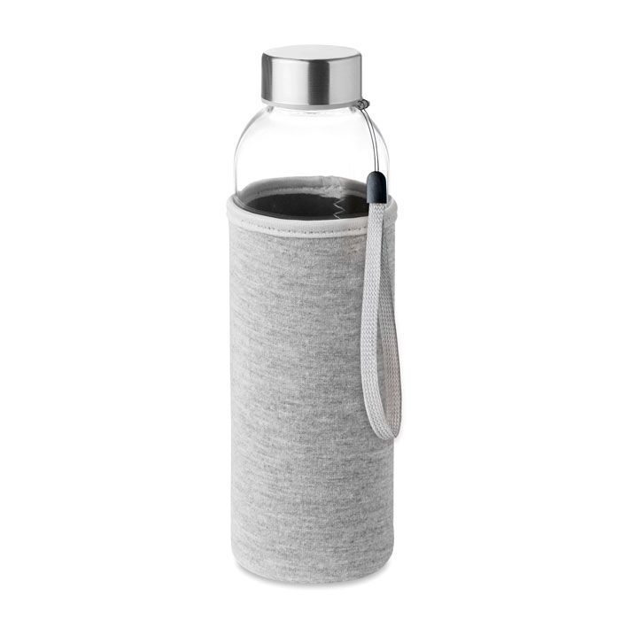Trinkflasche Glas 500 ml UTAH GLASS - grau-28