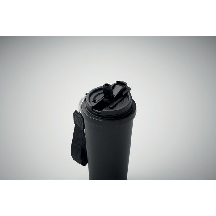 Doppelwandiger Trinkbecher 500m TOPAZ LARGE - schwarz-328