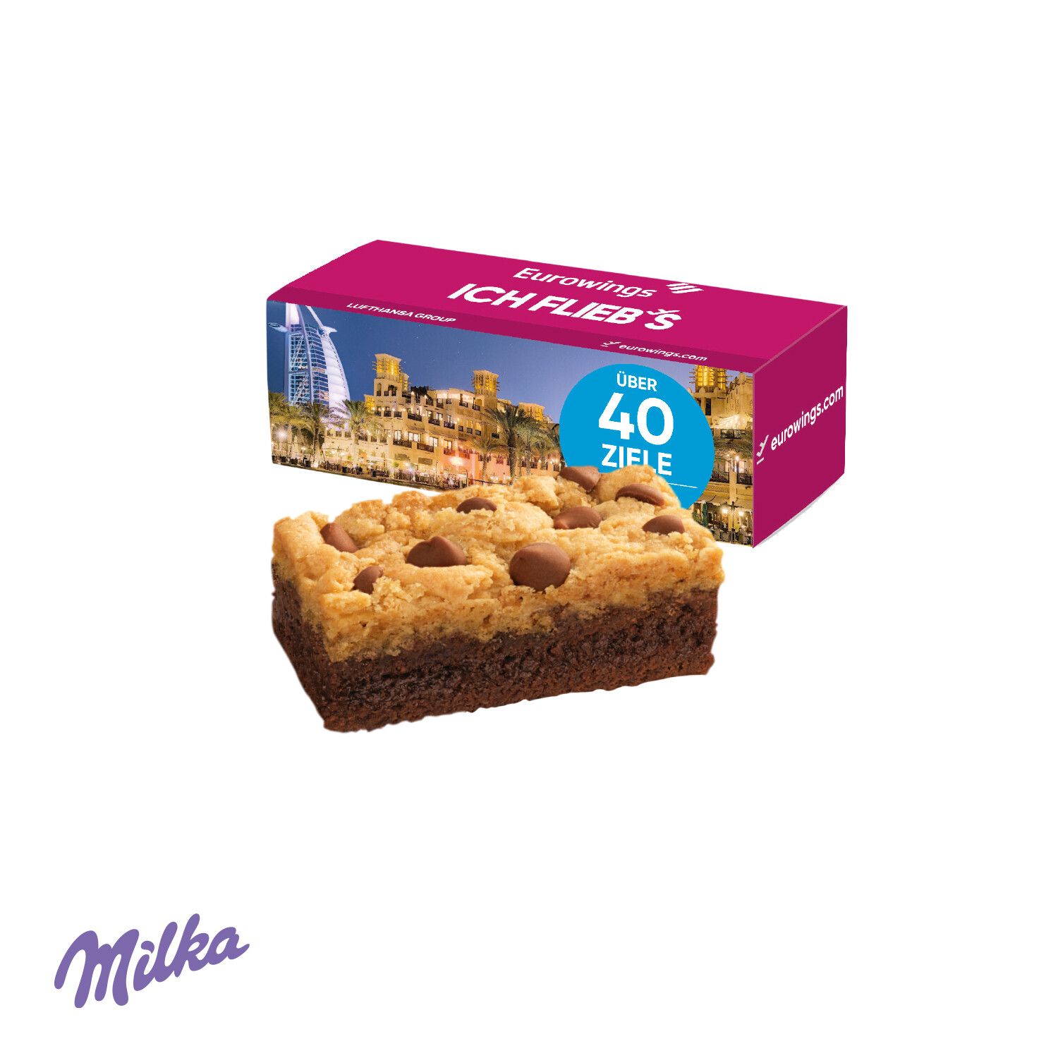 Milka Mini Kuchen Choco Brookie 22g in Werbebox-47