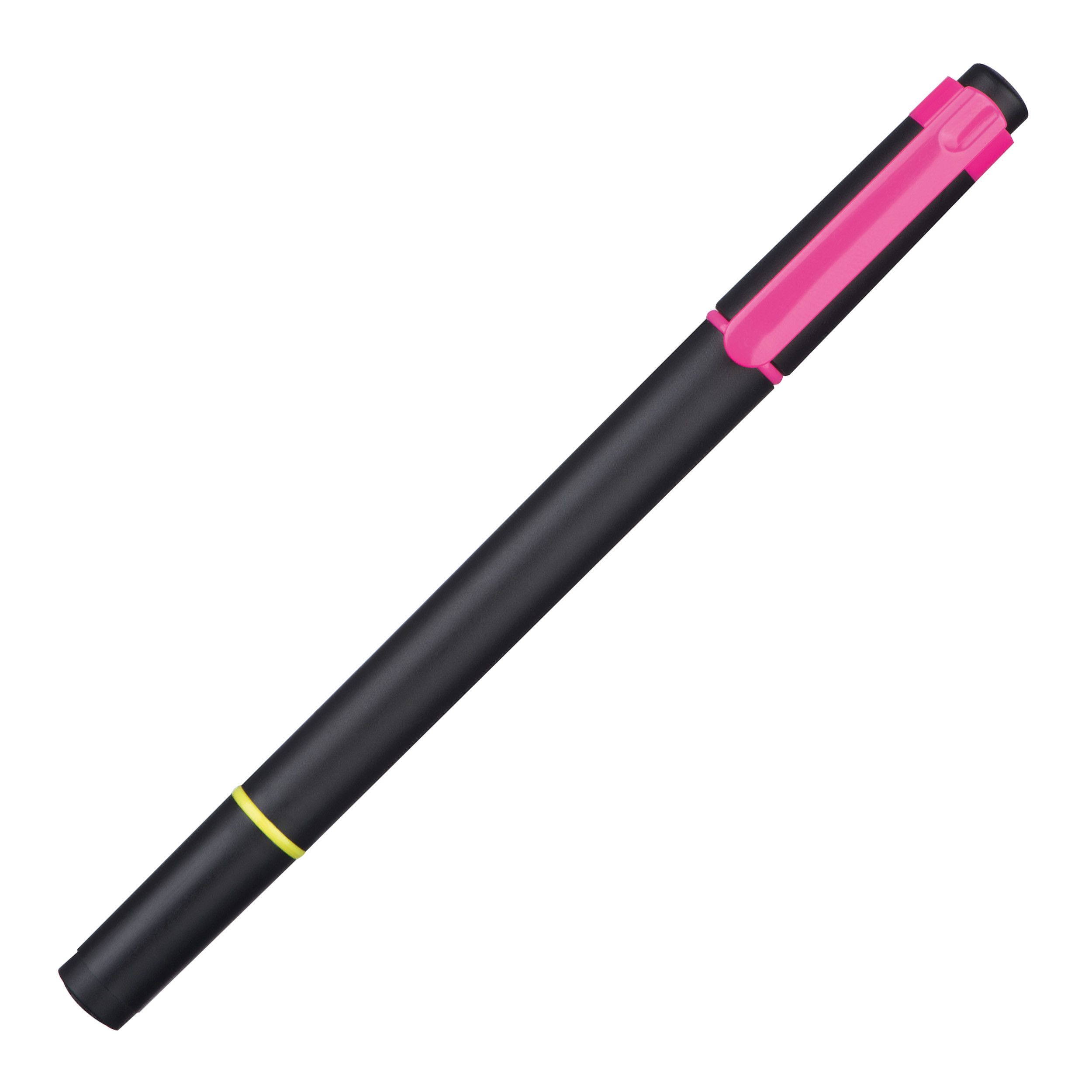 Textmarker mit zwei Markern  - schwarz-851