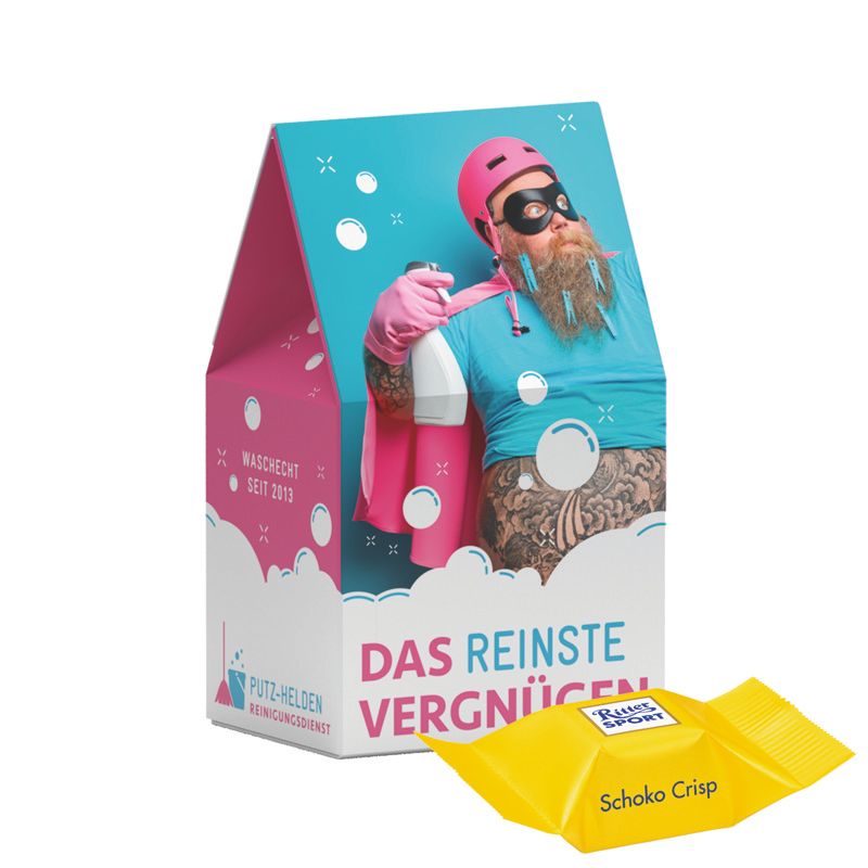 Standbodenbox,Ritter SPORT Schokowürfel Schoko Crisp-208