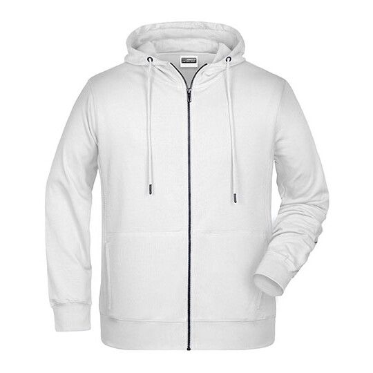 Men´s Zip-Hoody - white-753