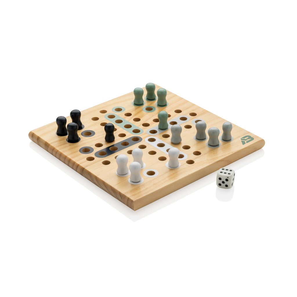 Claire Ludo-Spiel aus Holz - braun-828