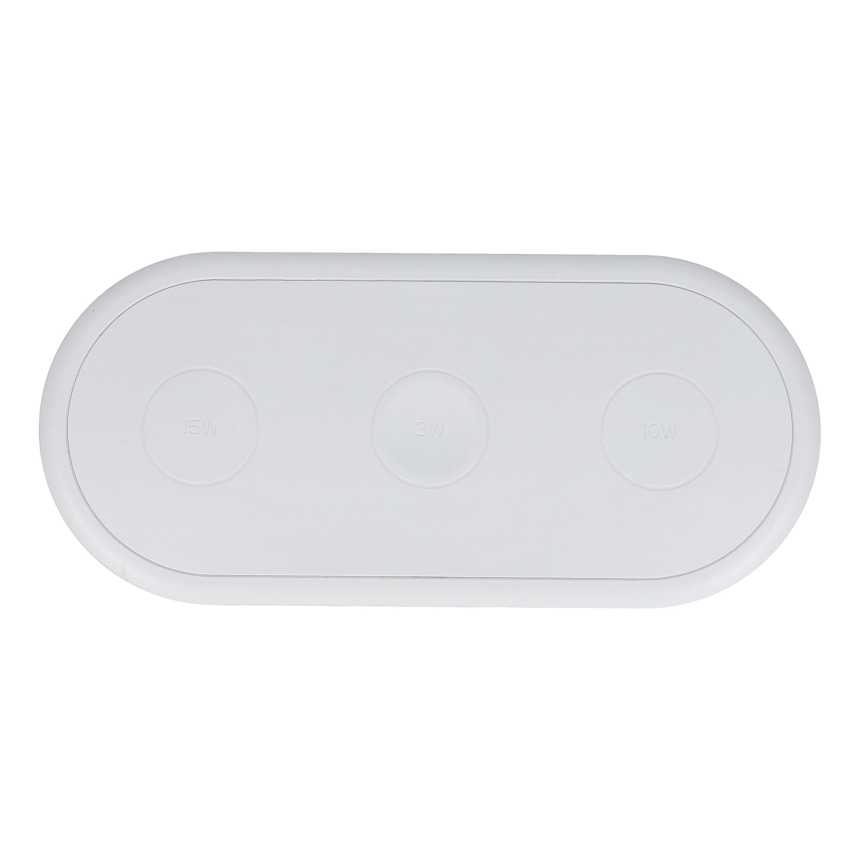 3-in-1 15 W Drahtloses Ladegerät für Handys, Apple Watch und AirPods. - weiss-943