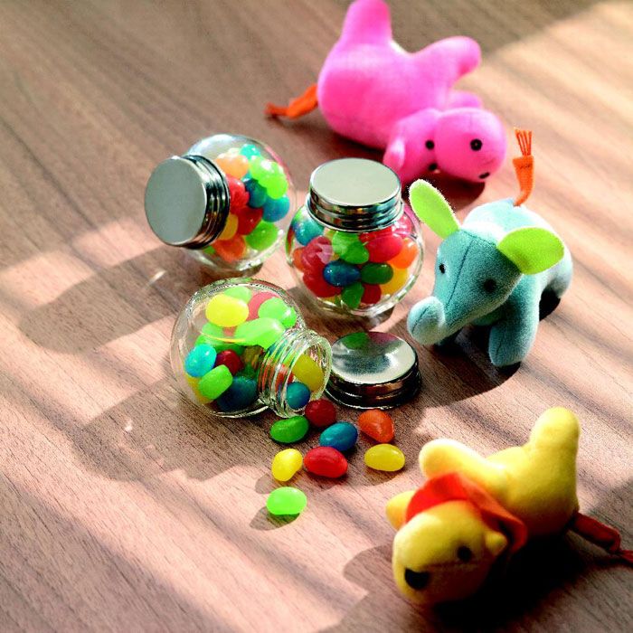 Geleebonbons im Glasspender BEANDY - multicolour-852