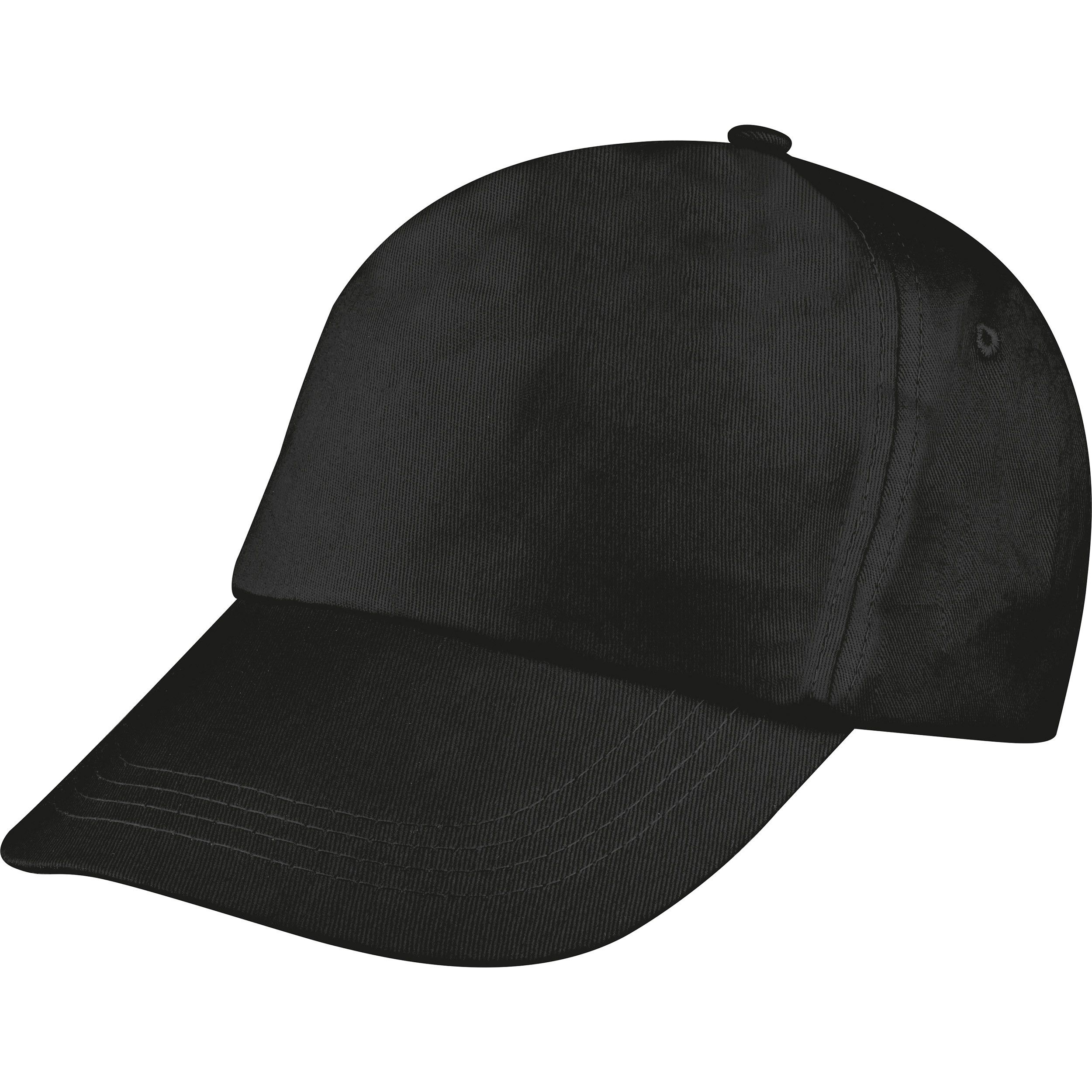5 Panel Baseballcap Santa Fe - schwarz-712