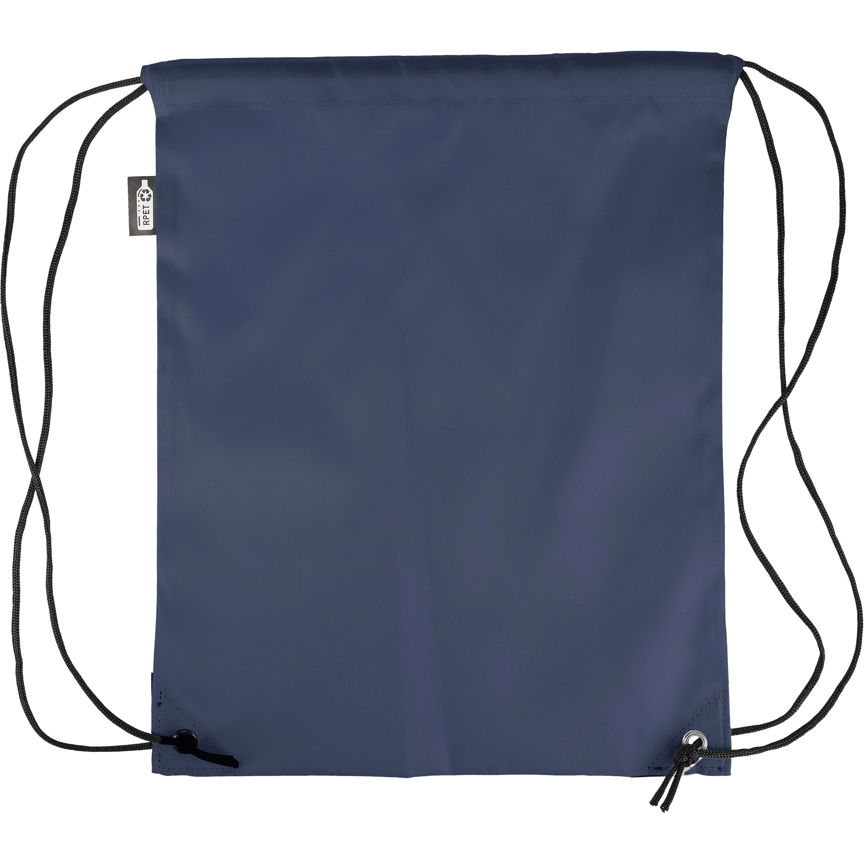 rPET 210D Polyester Rucksack mit Kordelzug Calix - blau-721