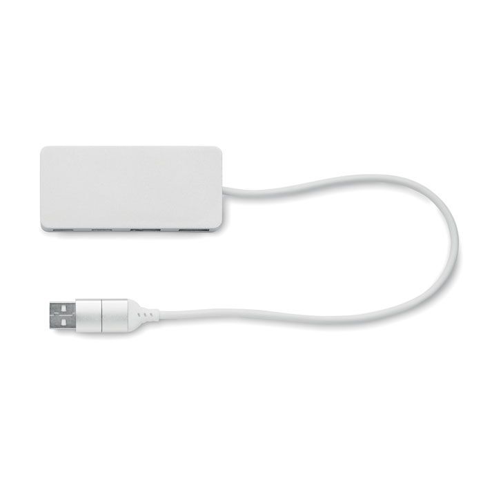 4 Port USB-Hub UBAH - holz-398