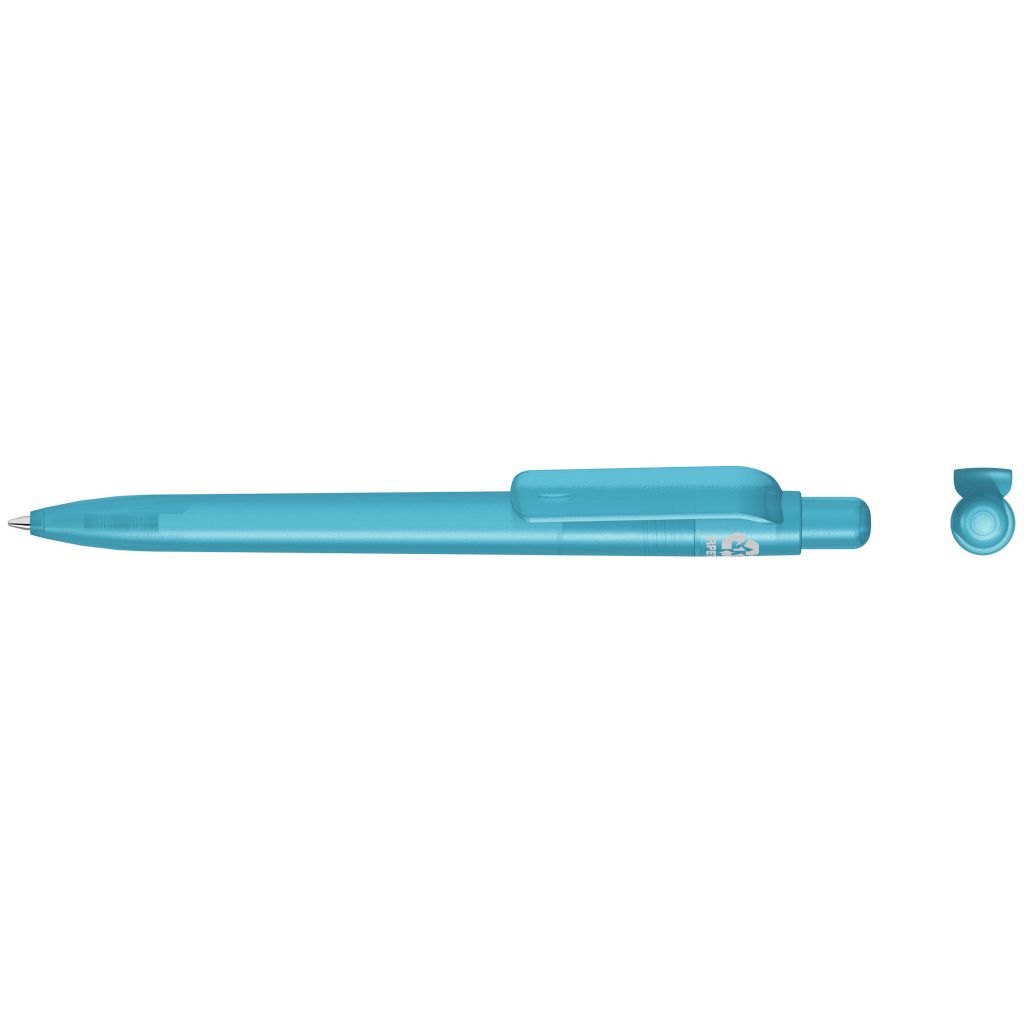 Recycled Pet Pen Future Frozen Druckkugelschreiber - cyan-760