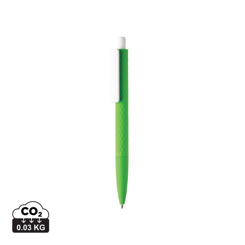 X3-Stift mit Smooth-Touch aus RCS recyceltem ABS - grün-262