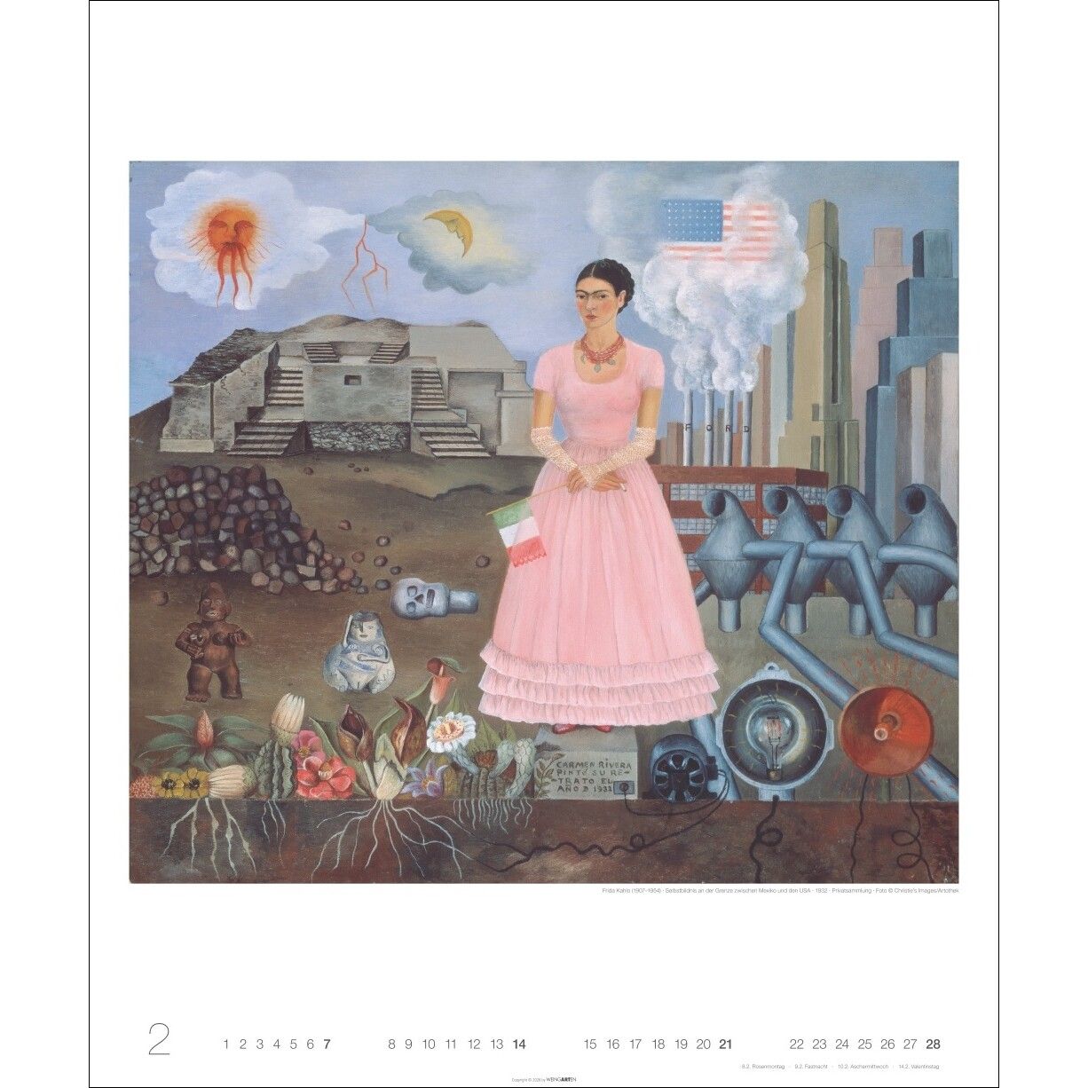 Frida Kahlo Edition - Kunst & Kultur Kalender-731