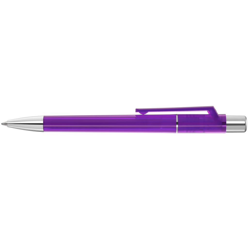 Pepp Transparent Si Druckkugelschreiber - violett-562