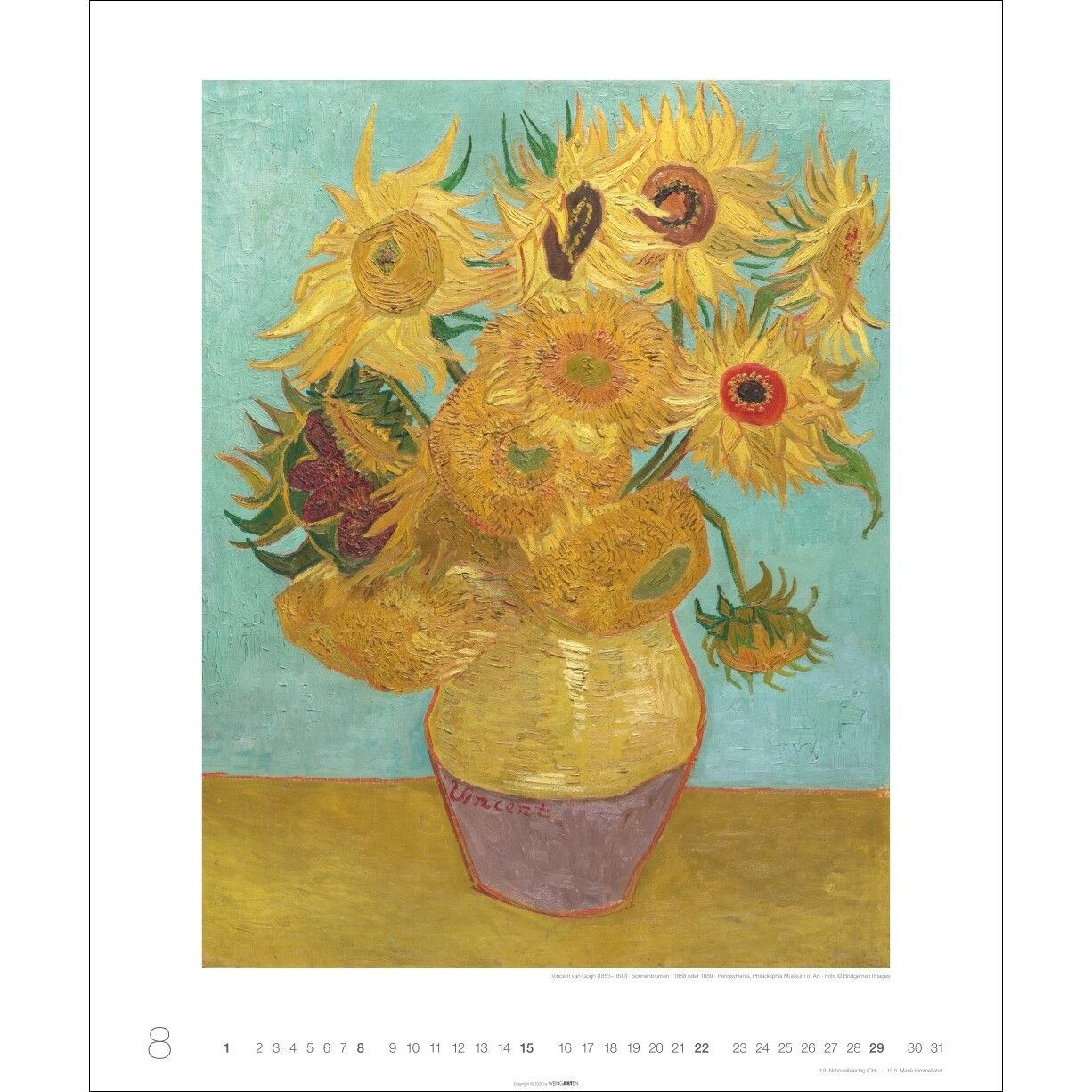 Vincent van Gogh Edtion - Kunst & Kultur Kalender-29