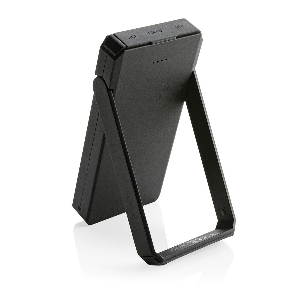Skywave 10000mAh Solarpowerbank aus RCS recycelt. Kunststoff - schwarz-960