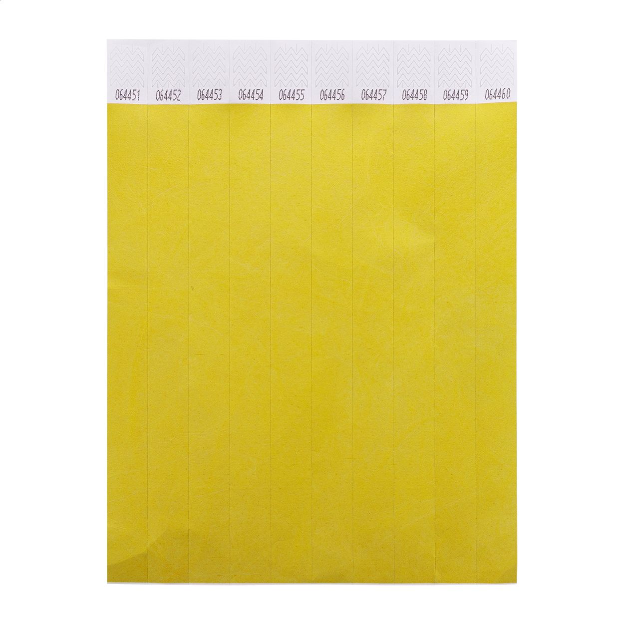 Wristvek Einlassbänder (10 Stk.) - gelb-362