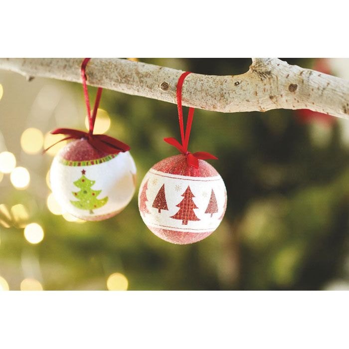 Weihnachtsbaumkugel SNOWY - multicolour-348