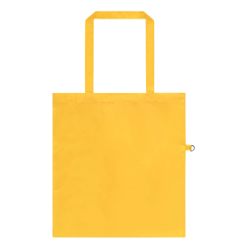 Veredelungsposition mittig auf der Rückseite der Tasche