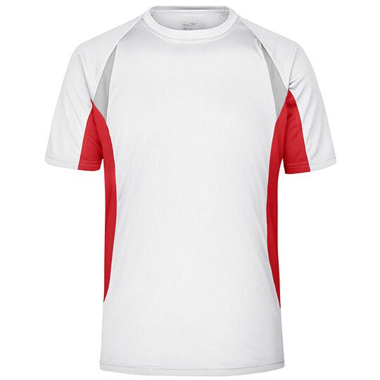 Men´s Running-T - white - red-227