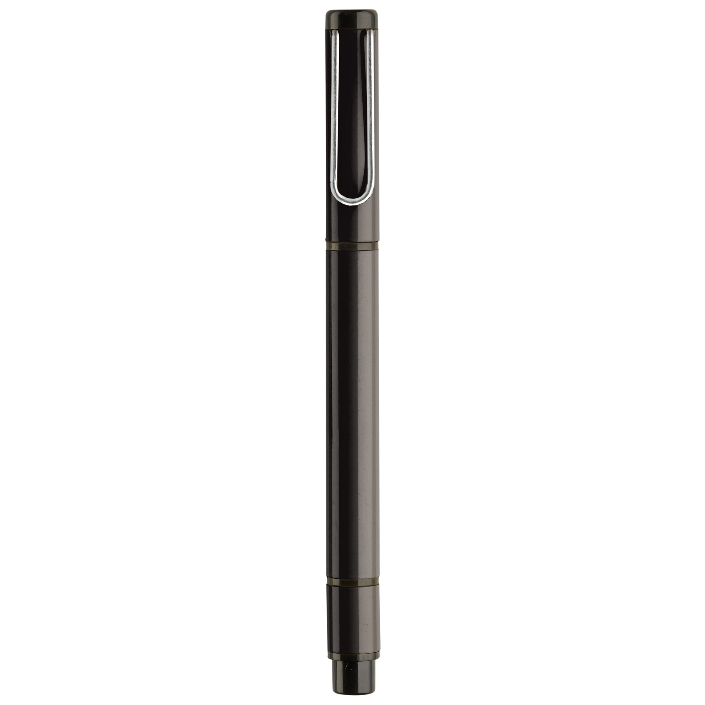 Kugelschreiber mit Textmarker 2in1 - schwarz-410