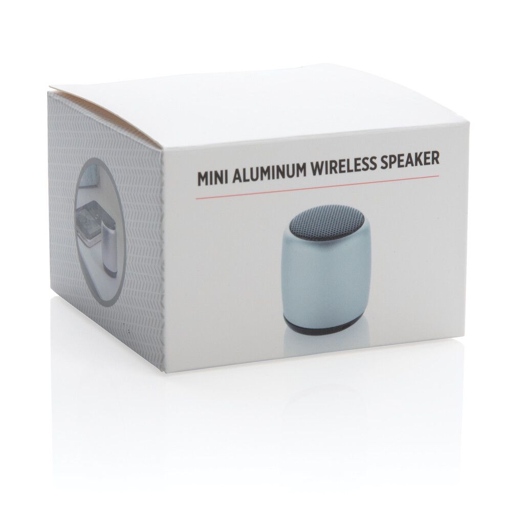 Kabelloser Mini-Lautsprecher aus Aluminium - silber-824